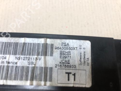 Climate control PEUGEOT 206 Hatchback (2A/C) 1.4 16V | BP15536881I5 