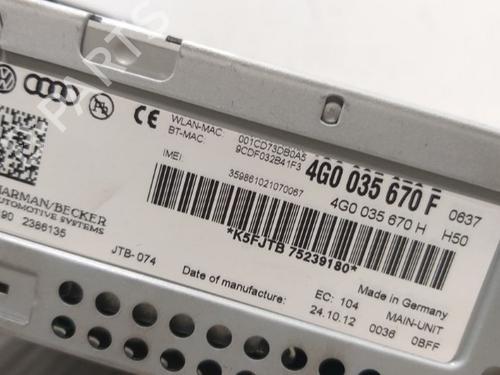 Electronic module AUDI A7 Sportback (4GA, 4GF) S7 quattro | BP15342991M83 