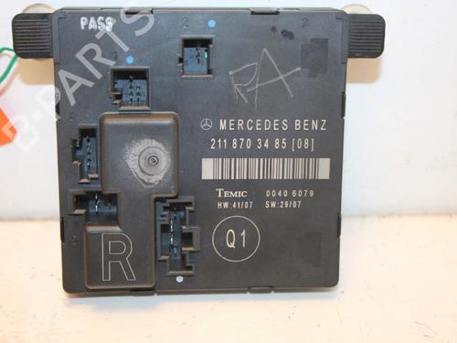 Used Electronic module MERCEDES-BENZ E-CLASS (W211) E 220 CDI (211.008) (170 hp) 15310631