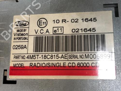 Radio FORD FOCUS C-MAX (DM2) 1.6 | BP15538260E6 