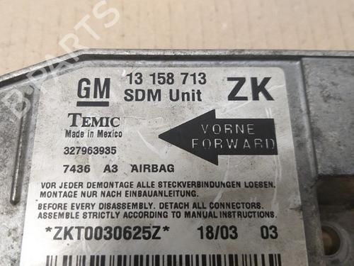 Airbag styreenhed OPEL MERIVA A MPV (X03) 1.6 (E75) | BP15536748M53 