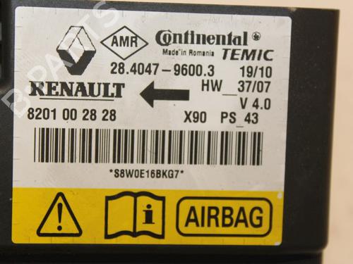 ECU airbags DACIA SANDERO 1.6 (BS0D, BS0B, BS0F, BS0H) | BP15325557M53 