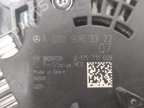 Alternator MERCEDES-BENZ B-CLASS Sports Tourer (W246, W242) B 220 CDI / d (246.203) | BP16033259M7 