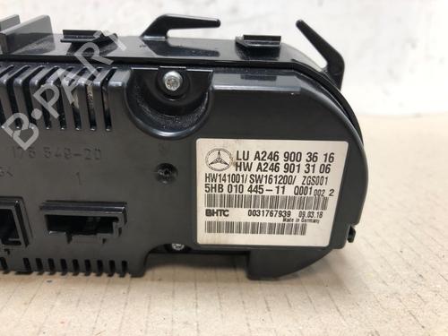 Climate control MERCEDES-BENZ B-CLASS Sports Tourer (W246, W242) B 220 CDI / d (246.203) | BP15347546I5 