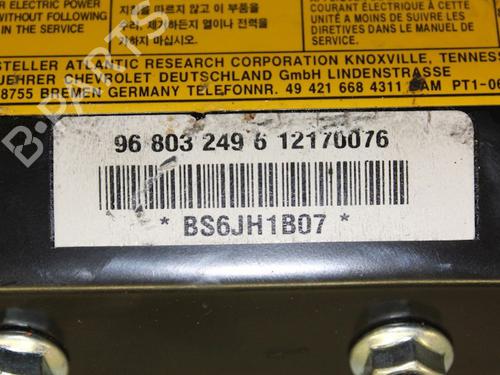 Airbag do passageiro DAEWOO KALOS (KLAS) 1.2 (72 hp) 15305247