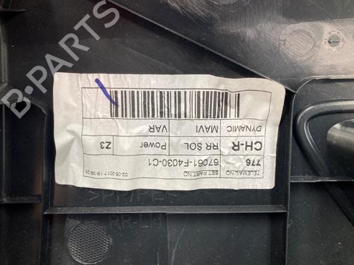 Rear left panel TOYOTA C-HR (_X1_) 1.8 Hybrid (ZYX10_, ZYX11_, ZYX10R, ZYX11R) | BP37207933C60 - Image 5