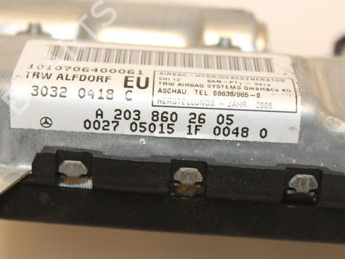 Right door airbag MERCEDES-BENZ C-CLASS (W203) C 32 AMG Kompressor (203.065) | BP15320083C51
