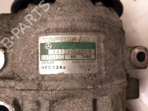 AC compressor MERCEDES-BENZ A-CLASS (W168) A 160 CDI (168.007) | BP15338714M34 