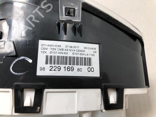 Instrument cluster PEUGEOT 2008 I (CU_) 1.2 THP 110 / PureTech 110 | BP37209893C47 - Image 8
