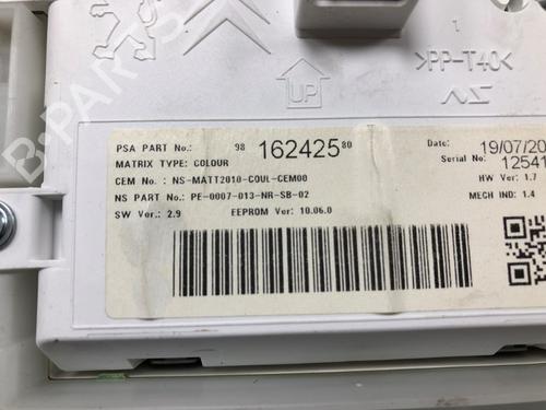 Instrument cluster PEUGEOT 2008 I (CU_) 1.2 THP 110 / PureTech 110 | BP37209893C47 - Image 7