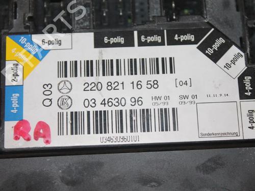 Electronic module MERCEDES-BENZ S-CLASS (W220, V220) S 320 (220.065, 220.165) | BP15307809M83 
