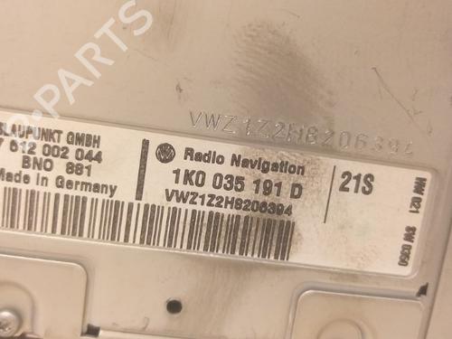 Bilradio VW GOLF V Variant (1K5) 1.4 TSI | BP15340119E6 