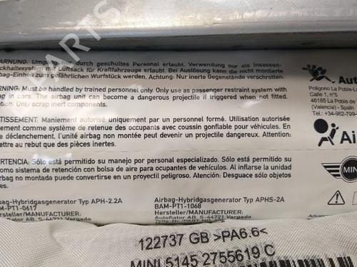 passenger-airbag-mini-mini-r56-cooper-604031800b-2005-2006-2007-2008-2009-2010-2011-2012-2013-2014-16184683 main image