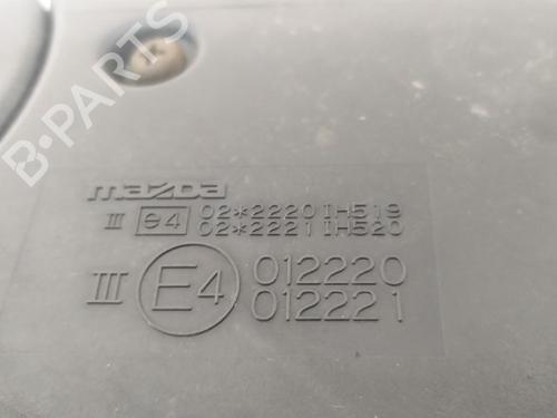 Left mirror MAZDA 3 Saloon (BK) 1.6 DI Turbo (BK12Y) | BP15342525C26 