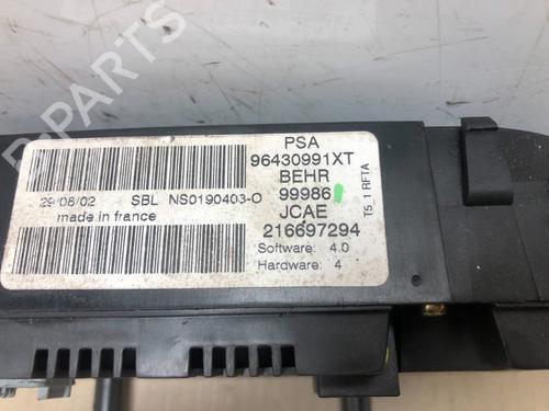Climate control PEUGEOT 307 Break (3E) 1.6 16V | BP15536709I5 