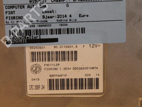 Gearbox control unit FIAT FIORINO Box Body/MPV (225_) 1.3 D Multijet (225BXD1A, 225BXB1A, 225BXB11) | BP15310898M52 