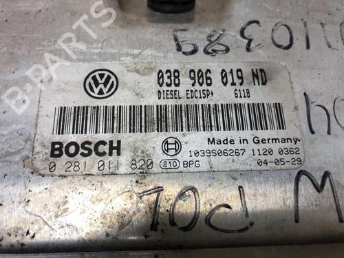 Engine control unit (ECU) VW POLO (9N_, 9A_) 1.9 TDI | BP15299292M57 