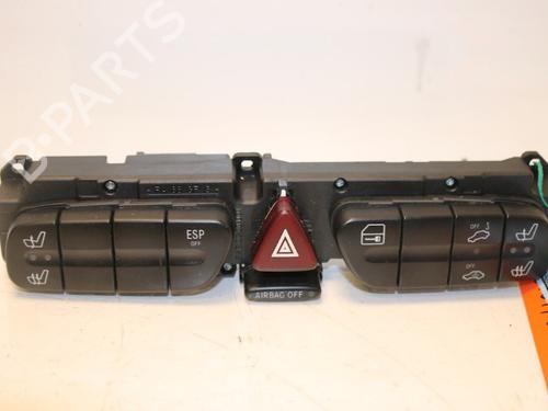 Used Warning switch MERCEDES-BENZ C-CLASS Coupe (CL203) C 200 Kompressor (203.745) (163 hp) 15309407