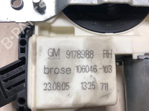 Front right window mechanism OPEL SIGNUM Hatchback (Z03) 1.9 CDTI (F48) | BP15650284C23 