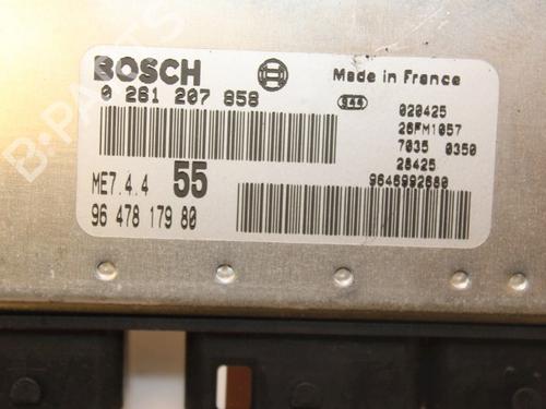 Engine control unit (ECU) CITROËN C3 I (FC_, FN_) 1.6 16V | BP15324478M57 