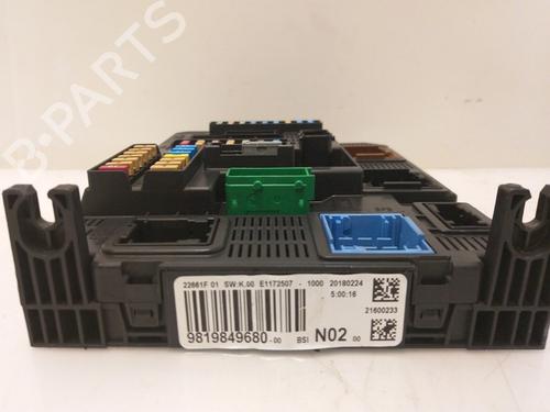 Fuse box PEUGEOT 208 I (CA_, CC_) 1.6 BlueHDi 100 | BP15348739E1 
