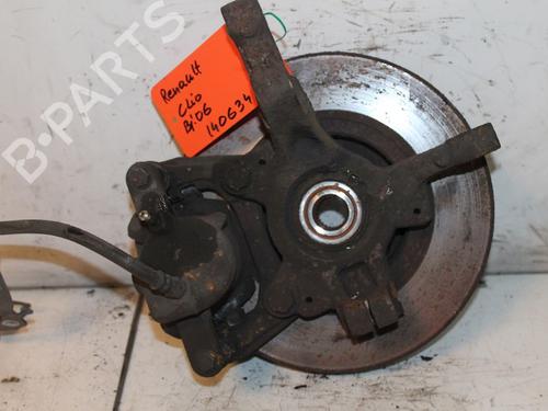 Used Right front steering knuckle RENAULT CLIO III (BR0/1, CR0/1) 1.6 16V (BR05, BR0B, BR0Y, BR15, BR1J, BR1M, BR1Y, CR0B,... (112 hp) 15306813
