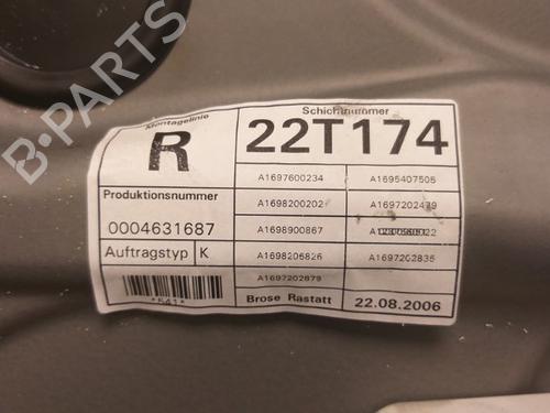 Front right window mechanism MERCEDES-BENZ A-CLASS (W169) A 170 (169.032, 169.332) | BP16183584C23 