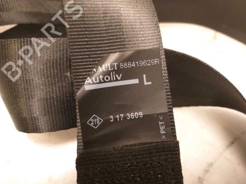 Rear left seatbelt RENAULT CLIO IV (BH_) 0.9 TCe 90 (BHNF, BHMA, BHMH, BHJK, BHJR) | BP15338886I29 