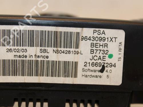 Climate control PEUGEOT 307 (3A/C) 1.6 16V | BP15328342I5 