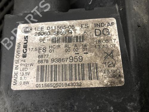 Left headlight OPEL VIVARO B Van (X82) 1.6 CDTI (05) | BP37212406C28 - Image 4