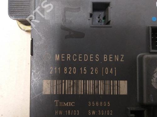 Electronic module MERCEDES-BENZ E-CLASS (W211) E 200 CDI (211.004) | BP15296985M83 