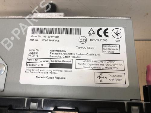 Radio PEUGEOT 108 1.0 VTi | BP15345636E6 