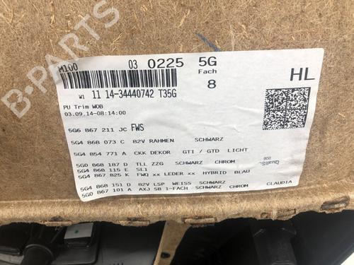 Rear left panel VW GOLF VII (5G1, BQ1, BE1, BE2) 1.4 GTE Hybrid | BP37213935C60 - Image 4