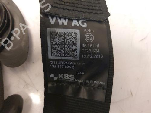 Rear left seatbelt VW UP! (121, 122, BL1, BL2, BL3, 123) 1.0 | BP15339293I29 
