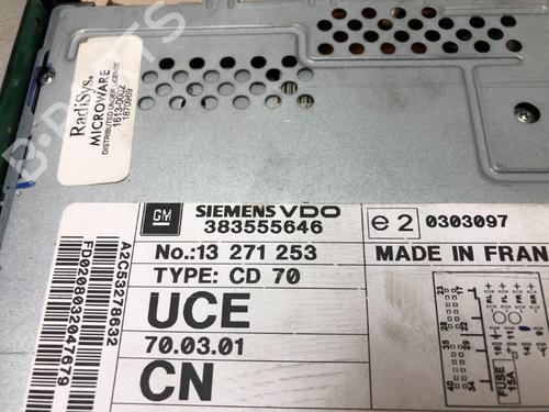 Radio OPEL ASTRA H GTC (A04) 1.6 (L08) | BP16244168E6 