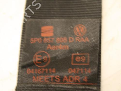 Rear left seatbelt SEAT ALTEA (5P1) 1.8 TFSI | BP15336671I29 