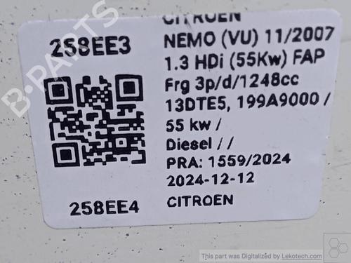 Other CITROËN NEMO Box Body/MPV (AA_) 1.3 HDi 75 | BP33821241O1 - Image 5