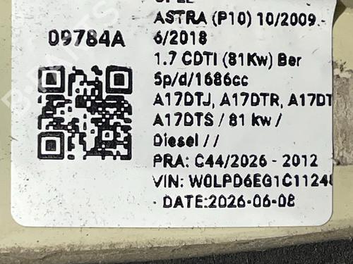 Left tailgate light OPEL ASTRA J (P10) 1.7 CDTI (68) | BP37282558C79 - Image 6