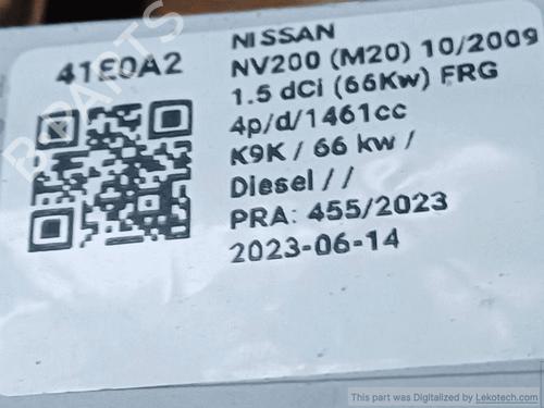 Gearbox NISSAN NV200 Van 1.5 dCi 85 (M20, M20N, M20M) | BP33821626M3 - Image 5