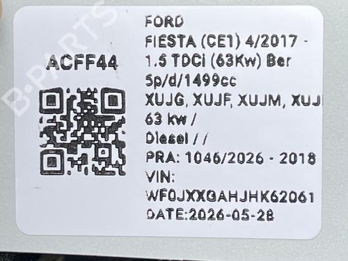 Engine FORD FIESTA VII (HJ, HF) 1.5 TDCi | BP36883281M1  - Image 6