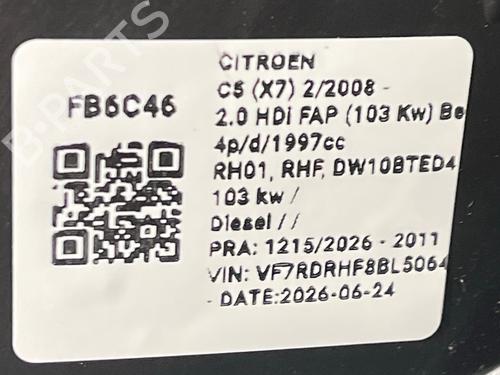Left headlight CITROËN C5 III (RD_) 2.0 HDi 140 (RDRHF8, RDRHFA, RDRHA8, RDRHAJ) | BP37192418C28 - Image 6