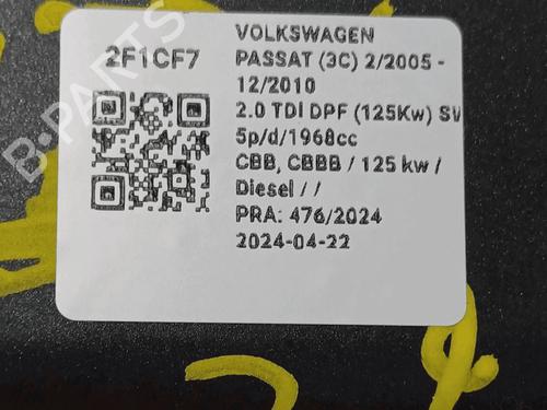 Rear parcel shelf VW PASSAT B6 (3C2) 2.0 TDI | BP33821387C85  - Image 5