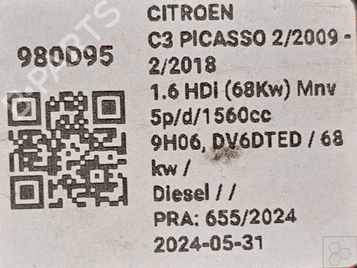 Tågelys CITROËN C3 Picasso (SH_) 1.6 HDI 90 | BP33822867C37  - Image 5