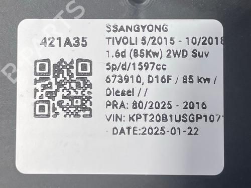 Instrument cluster SSANGYONG KORANDO (C300) 1.6 e-XDi | BP36405562C47  - Image 6