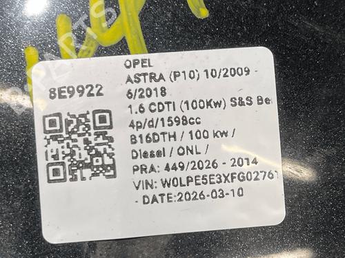 Other OPEL ASTRA J Saloon 1.6 CDTi (69) | BP33822722O1  - Image 6