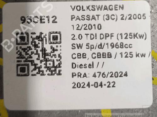 Electronic module VW PASSAT B6 (3C2) 2.0 TDI | BP33822838M83  - Image 5