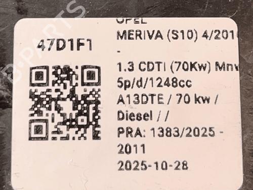 Left headlight OPEL MERIVA B MPV (S10) 1.3 CDTI (75) | BP33821721C28  - Image 5