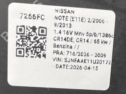 Other NISSAN NOTE (E11, NE11) 1.4 | BP36001446O1 - Image 6