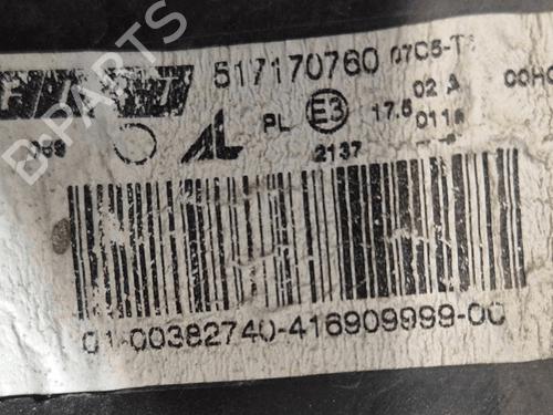 Left headlight FIAT PANDA (169_) 1.2 (169.AXB11, 169.AXB1A) | BP33822610C28 - Image 5