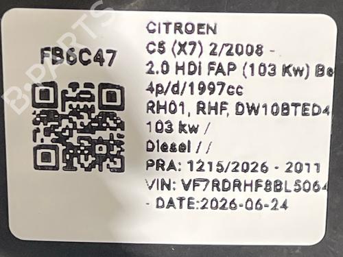 Right headlight CITROËN C5 III (RD_) 2.0 HDi 140 (RDRHF8, RDRHFA, RDRHA8, RDRHAJ) | BP37192419C29 - Image 6